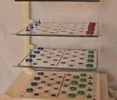 3D Checkers for 3 Persons