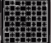 3D Chess, Checker board that's mostly clear for the top board.