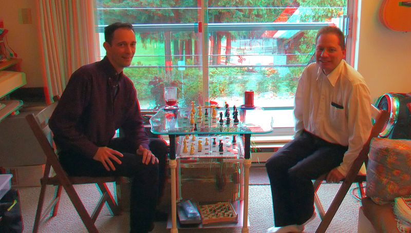 When the picture looks like this, you will need those red/cyan 3D glasses When the picture looks like this, you will need those red/cyan 3D glasses